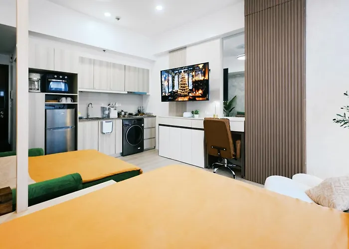 Breathtaking Eastwood View, 3min Walk To Malls, With Washer Manila